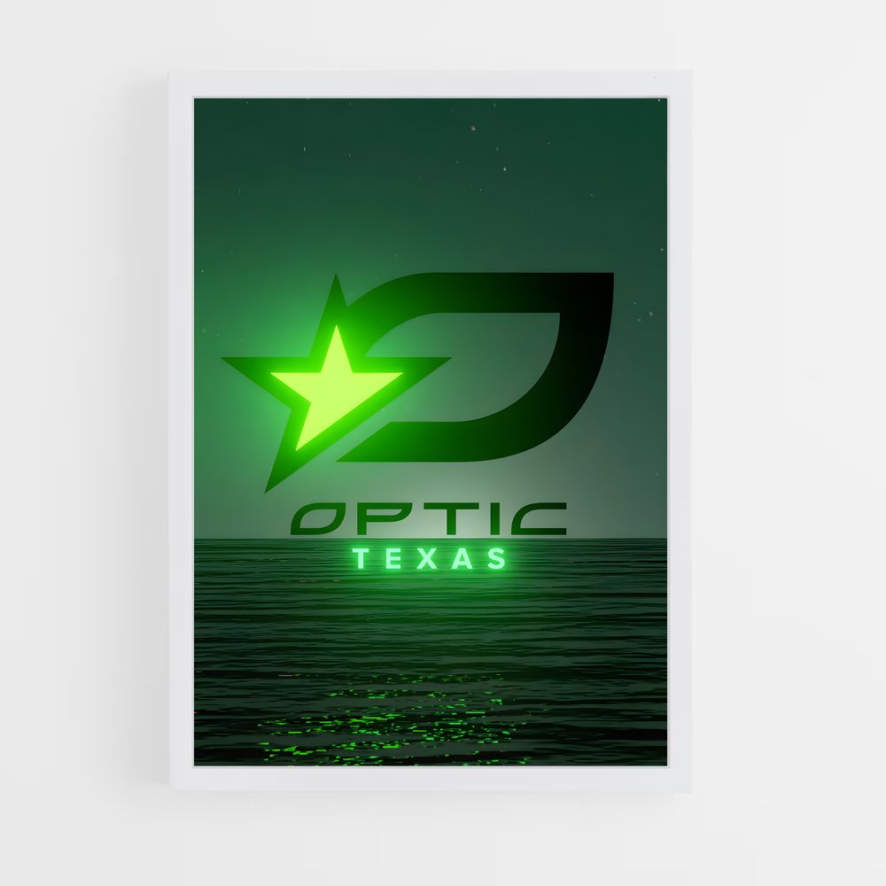 Poster PFTC Texas – affiche Esports (vue 3)